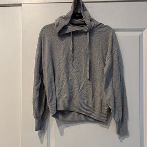 GAP Gray Women's Hooded Sweater sz LG